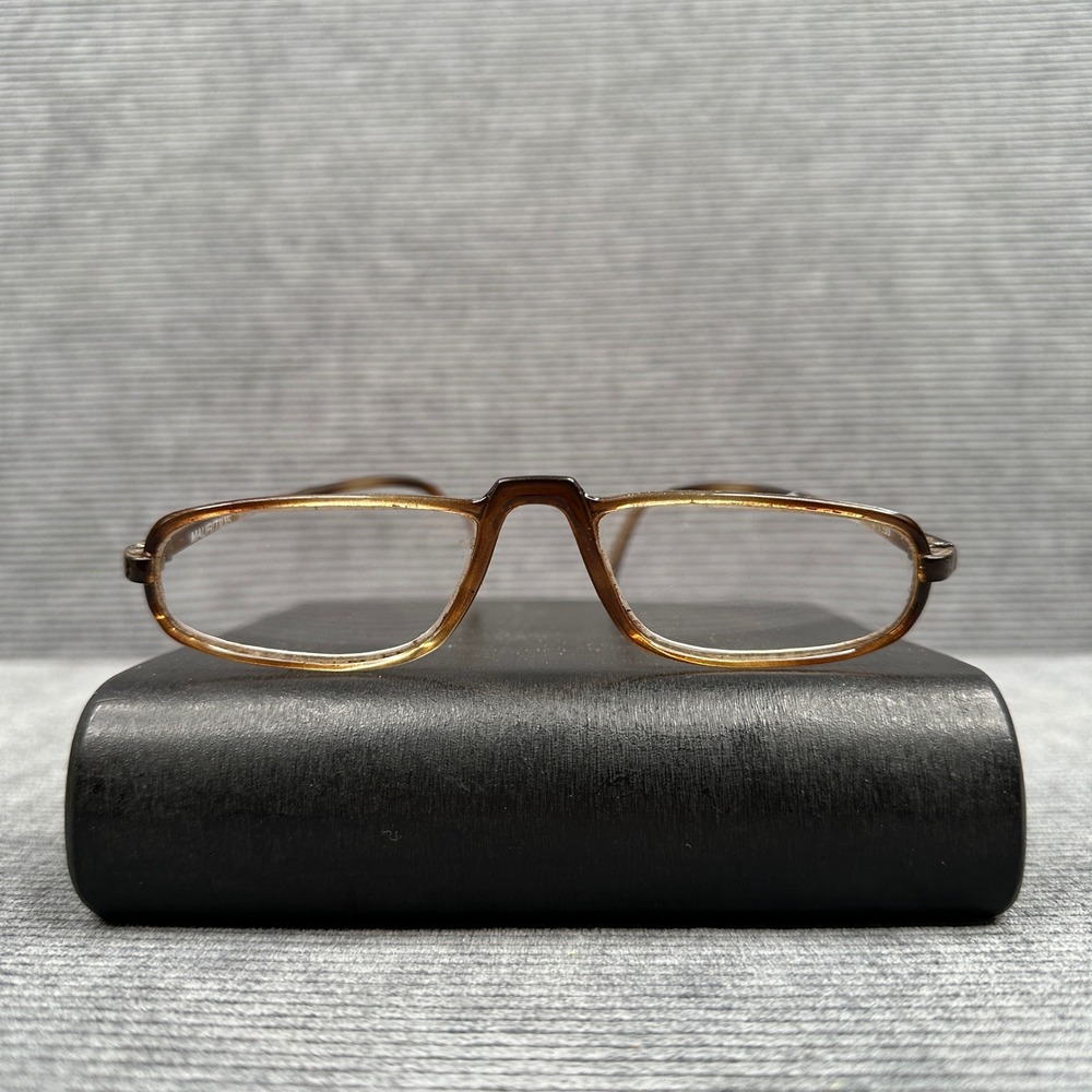 Personal Optics Mauritius 014 Brown Tortoise Rectangle Reading Y2K Glasses +1.50